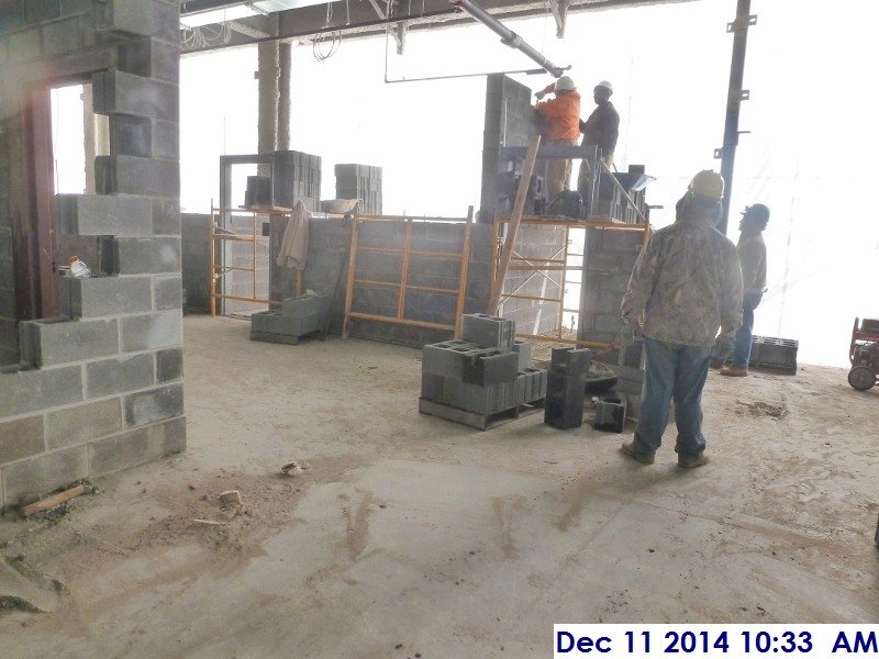 Laying out block at the 1st floor EMR Room Facing South